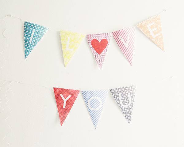 Bunting Alphabet Letters Download Template1